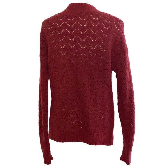 Ted Baker Red V-Neck Sweater - Size 4 US / 1 UK - Picture 2 of 15